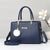 Women's Large All Seasons Pu Leather Letter Solid Color Elegant Classic Style Square Zipper Square Bag