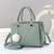 Women's Large All Seasons Pu Leather Letter Solid Color Elegant Classic Style Square Zipper Square Bag