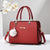 Women's Large All Seasons Pu Leather Letter Solid Color Elegant Classic Style Square Zipper Square Bag