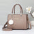 Women's Large All Seasons Pu Leather Letter Solid Color Elegant Classic Style Square Zipper Square Bag