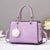 Women's Large All Seasons Pu Leather Letter Solid Color Elegant Classic Style Square Zipper Square Bag