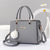 Women's Large All Seasons Pu Leather Letter Solid Color Elegant Classic Style Square Zipper Square Bag