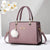 Women's Large All Seasons Pu Leather Letter Solid Color Elegant Classic Style Square Zipper Square Bag