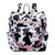 Women's Large All Seasons Pu Leather Plaid Leopard Streetwear Square Zipper Fashion Backpack