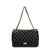 Women's Large All Seasons Pu Leather Solid Color Streetwear Square Lock Clasp Shoulder Bag Chain Bag