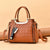 Women's Large All Seasons Pu Leather Streetwear Handbag