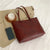 Women's Large All Seasons Pu Leather Vacation Streetwear Shoulder Bag Tote Bag