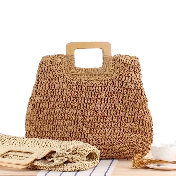 Women's Large All Seasons Straw Basic Straw Bag