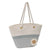 Women's Large All Seasons Straw Color Block Streetwear Square Open Shoulder Bag Tote Bag Bucket Bag