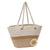 Women's Large All Seasons Straw Color Block Streetwear Square Open Shoulder Bag Tote Bag Bucket Bag