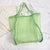 Women's Large Gauze Solid Color Basic Classic Style Open Tote Bag