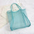 Women's Large Gauze Solid Color Basic Classic Style Open Tote Bag