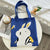 Women's Large Knit Animal Streetwear Square Open Shoulder Bag