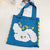 Women's Large Knit Animal Streetwear Square Open Shoulder Bag