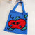 Women's Large Knit Animal Streetwear Square Open Shoulder Bag