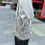 Women's Large Polyester Leopard Streetwear Square Open Shoulder Bag