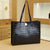 Women's Large Pu Leather Fashion Tote Bag