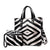 Women's Large Pu Leather Leopard Basic Streetwear Square Zipper Bag Sets Handbag Crossbody Bag