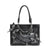 Women's Large Pu Leather Letter Butterfly Streetwear Square Zipper Underarm Bag