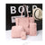 Women's Large Pu Leather Solid Color Basic Square Zipper Bag Sets