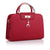 Women's Large Pu Leather Solid Color Elegant Zipper Handbag