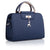 Women's Large Pu Leather Solid Color Elegant Zipper Handbag