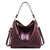 Women's Large Pu Leather Solid Color Fashion Tassel Square Zipper Crossbody Bag