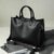 Women's Large Pu Leather Solid Color Streetwear Square Zipper Handbag