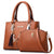 Women's Large Spring Pu Leather Fashion Bag Sets