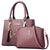 Women's Large Spring Pu Leather Fashion Bag Sets