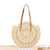 Women's Large Spring&summer Straw Vacation Shoulder Bag Straw Bag