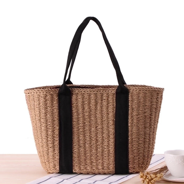 Women's Large Straw Bag Hander Bag