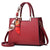 Women's Large Summer Pu Leather Basic Tote Bag