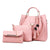 Women's Large Summer Pu Leather Fashion Bag Sets