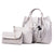 Women's Large Summer Pu Leather Fashion Bag Sets