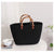 Women's Large Summer Straw Streetwear Straw Bag