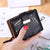 Women's Leaves Pu Leather Zipper Buckle Wallets