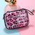 Women's Leopard Tinplate Paint Finish Zipper Coin Purses