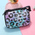 Women's Leopard Tinplate Paint Finish Zipper Coin Purses