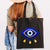 Women's Letter Devil's Eye Classic Style Shopping Bags