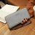 Women's Letter Pu Leather Zipper Wallets