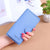 Women's Letter Solid Color Pu Leather Zipper Hidden Buckle Wallets