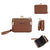 Women's Letter Solid Color Pu Leather Zipper Wallets