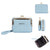 Women's Letter Solid Color Pu Leather Zipper Wallets