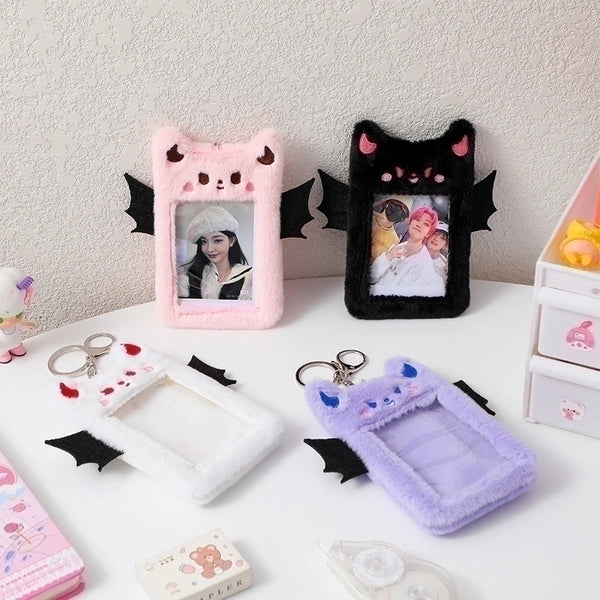 Women's Little Devil Plush Open Card Holders