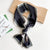 Women's Long Silk Scarf Decoration Neck Protection Thin Narrow Scarf 12*145