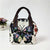 Women's Medium All Seasons Cotton And Linen Animal Fashion Shell Zipper Handbag