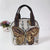 Women's Medium All Seasons Cotton And Linen Animal Fashion Shell Zipper Handbag