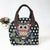 Women's Medium All Seasons Cotton And Linen Animal Fashion Shell Zipper Handbag