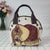 Women's Medium All Seasons Cotton And Linen Animal Fashion Shell Zipper Handbag